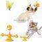 New Interactive Feather Spring Cat Toy High Elastic Spring Cat Ball Toy 360 degree Rotate Kitty Toy