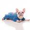 New designer style cotton four-legged fit warm pet dog pajamas winter