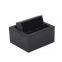 High quality black clamshell rotating cufflinks box packaging gift box