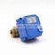 2 Way 12V 2Piece mini  Ball Valve On Off Electric Motorized Water Flow Control Ball Valve
