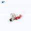 BT2003 Top sale brass forged bibcock tap valve with red handle