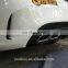 car accessories rear lip For Mercedes benz C class W205 C63 coupe AMG diffusers exhaust tail pipe