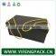 custom cardboard paper gift box with handle/cardboard carrying box with handle