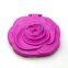 Foldable flower paint finish plastic compact mirror