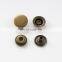 Factory Outlet Custom Made Cheap Silver Metal 15MM Stud Brass Snaps Buttons And Snaps