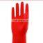 Outdoor Winter Warm Chemical Resistant Gauntlet PDOUG948 Insulated Waterproof PVC Gloves