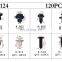 Plastic Fastener Rivets Clips Set Bumper Retainer Kit for Car Boxed Include Different Type Clips Universal Colorful High-quality