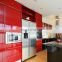 U shaped high gloss modern white mdf kitchen cabinet sale for home
