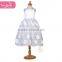 The white color and elegant girl dress lovely wedding girl tutu dress