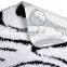 2022 latest design zebra-stripe water absorption mat bath rug luxury microfiber bath mats