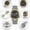 Skmei 1904 Men Watch Waterproof Multifunctional Calendar Solid Steel Band Fashion Watch Simple Diamond Inlaid Men Watch