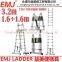 3.2m 2 in 1 telescopic ladder single ladder 3.2m A type ladder 1.6m+1.6m