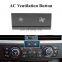 Car Dashboard Air Conditioning AC Button Rotary Knob Cap Repair Kit For BMW 1 3 X1 X3 E81 E82 E87 E88 E90 E91 E92 E93 E84 F25
