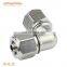 PV 14mm 12mm pipe brass air fittings 2 way hose joint 90 degree elbow connector