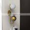 Nordic LED Wall Lamps Living Room Background Post Bedroom Bedside Modern Glass Ball Plant LED Wall Lights