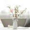 Wholesale Plain Fired Jade Ring Flower Arrangement Wedding Living Room Black Table Ceramic Vase