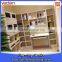 Study room Modern panel cabinet corner bookcase with study table design