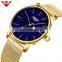 Quartz Watch Watches Stone Stainless Steel Original Quartz Fashion Japan Hot Sell Superior Slim 2020 Men Watches NIBOSI Round