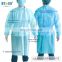 Disposable Medical Surgical Gown Operating Clothes back openings and tie-backs knit-cuff SS/SMS/PP+PE factory wholesale