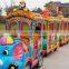 Children Amusement park rides Elephant trackless train for shopping mall