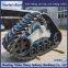 Large rubber track chassis with high load-bearing capacity and good anti sinking effect