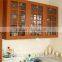5mm Painted clear tempered glass kitchen cabinet door glass