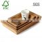 Wholesale Customize Export Quality SGS Antique Bamboo Serving Tray