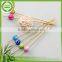 Wholesale Cheap first grade cocktail bamboo twist picks
