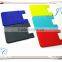 Colorful silicone mobile phone credit card holder/ cell phone sticker card holder /cell phone cell phone sticker card holder
