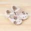 Cute baby girl sandals beige and pink with pearl baby girls dress shoes kids sandals