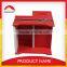 New Design Red wooden ottoman & foot stool for kids