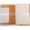 Multifunctional and cheap pvc leather notebook, black brown pu business notebook for businessman use