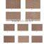 Decorative patterned embossed hardboard