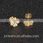 Temperament Fashion 18K Gold Plated Clover Earrings Findings Wholesale