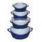 3889 plastic stainless steel kitchen pots