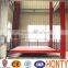 3 ton lead rail lift indoor cargo lift elevator with chain