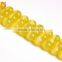 Gemstone yellow cat eye round beads jewelry