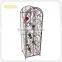 Modern Floor Standing 2 tiers Metal Wine Display Cabinet