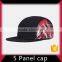 Fast delivery professional manufacturer 5 panel hat with printing