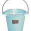 Low budget plastic handle household water bucket (12L/15L)