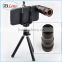 Adjustable External Lenses For Mobile Phone With Tripod And Case 8X Telephoto Optical Lens