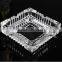 hot sale cheap square glass crystal ashtray