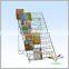 Black powder-coated smartable decoration desktop office equipment display stand for brochure