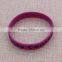 cheap custom silicone bracelet with debossed bracelet