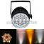 disco light amber and white led par 64 stage light color washer