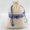 Hot sale large size eco-friendly jute promotional drawstring bag                        
                                                                                Supplier's Choice