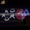 LED lighted 2d wallpaper for home decoration