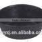 rounded rubber bucket with two incorporated handles,hot feed products