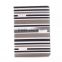 New arrival Fashion stripe design quality leather case for ipad air 2