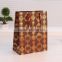 paper bags Gold Stamp Twisted Handle Kraft Paper Shopping Bags Wholesale